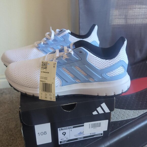 NIB Ultimashow Running Shoe Color: Cloud White/Blue Dawn - Picture 1 of 2